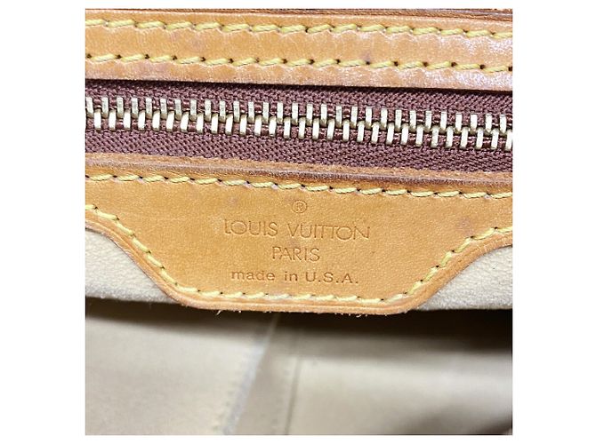 Borsa a tracolla Louis Vuitton Monogram Looping GM Marrone - vista 5