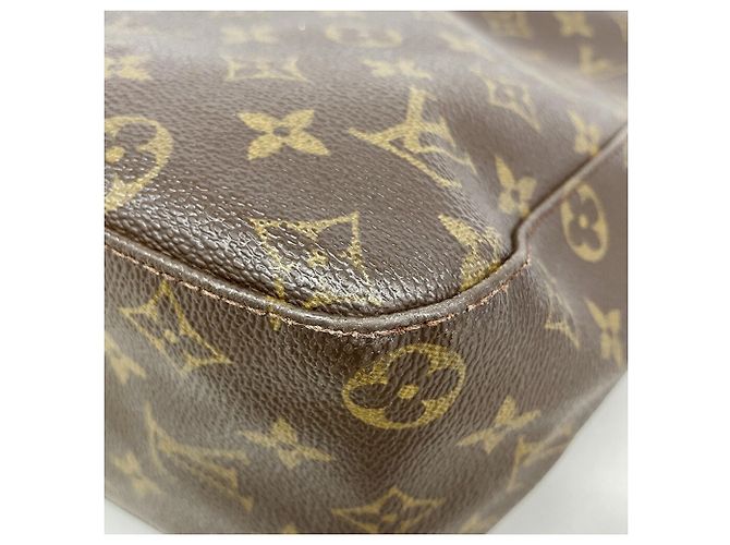 Borsa a tracolla Louis Vuitton Monogram Looping GM Marrone - vista 6