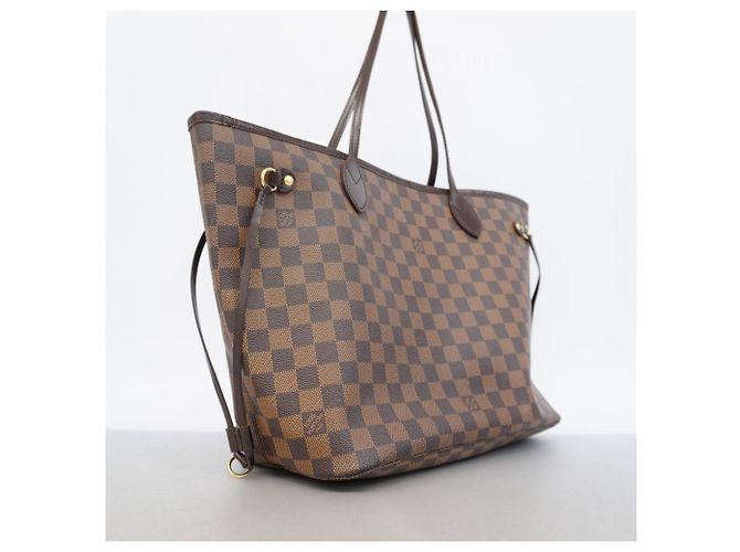 Borsa Tote Louis Vuitton Damier Neverfull MM N51105 Ebene Damier ebene - vista 2