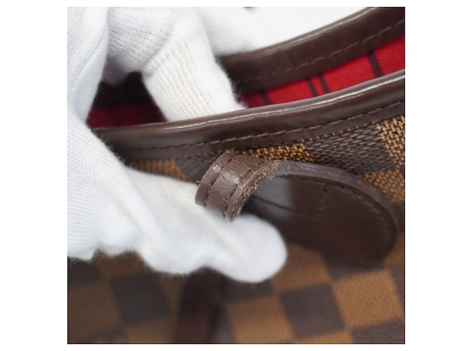 Borsa Tote Louis Vuitton Damier Neverfull MM N51105 Ebene Damier ebene - vista 7