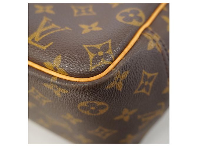 Borsa Louis Vuitton Monogram Deauville M47270 Marrone - vista 6