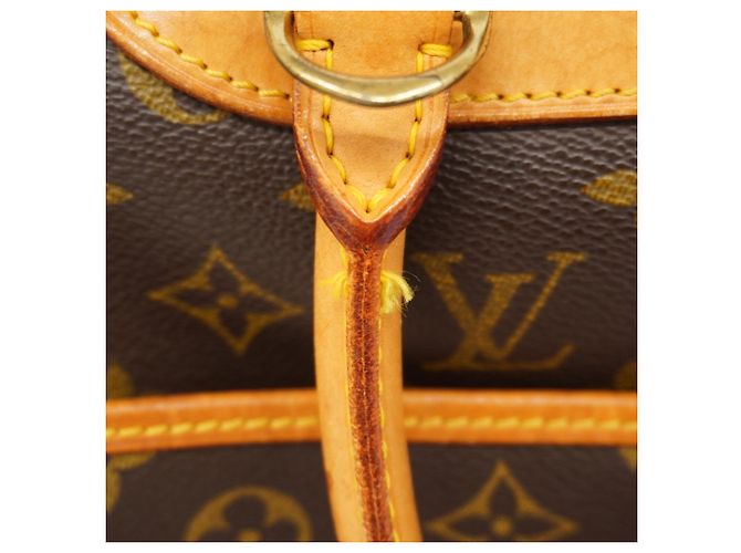 Borsa Louis Vuitton Monogram Deauville M47270 Marrone - vista 9