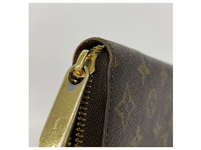 Louis Vuitton Monogram Zippy Wallet M42616 Marrone - vista 5