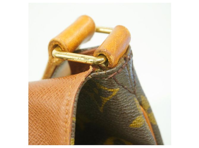 Louis Vuitton Monogram Musette Schultertasche Braun - Ansicht 9