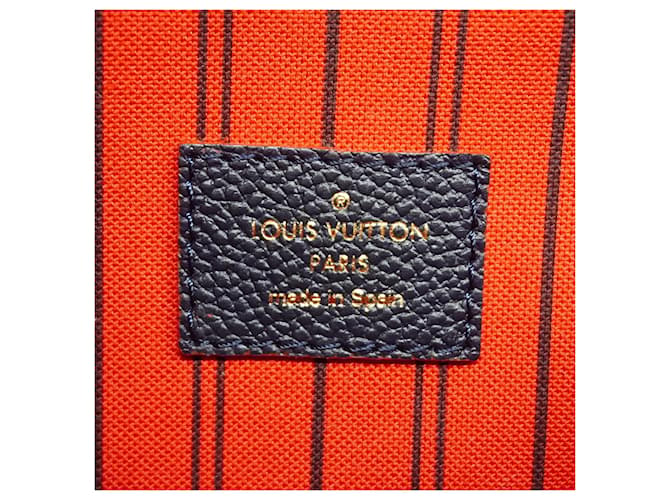 Borsa Louis Vuitton Monogram Empreinte Pochette Metis MM Rosso - vista 5