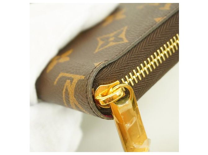 Louis Vuitton Monogram Zippy Wallet Fuschia - Ansicht 5