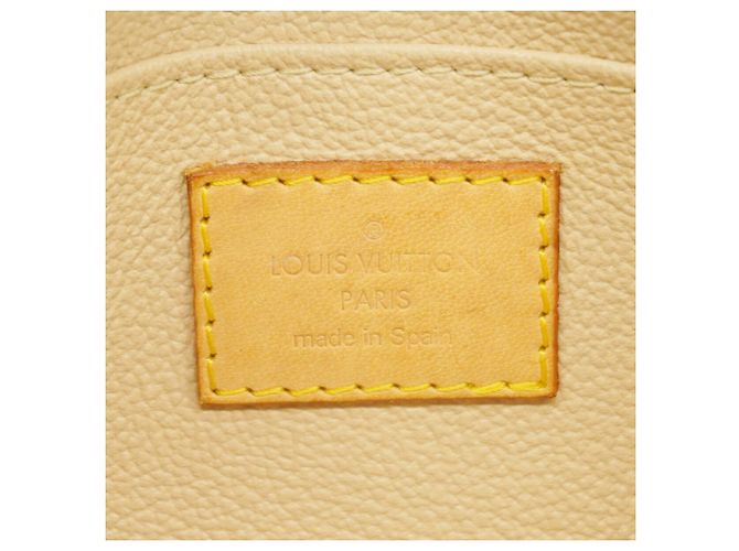 Borsa Louis Vuitton Monogram Pochette Tic PM Marrone - vista 5