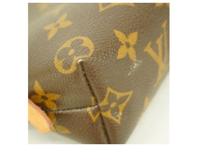 Borsa Louis Vuitton Monogram Pochette Tic PM Marrone - vista 6