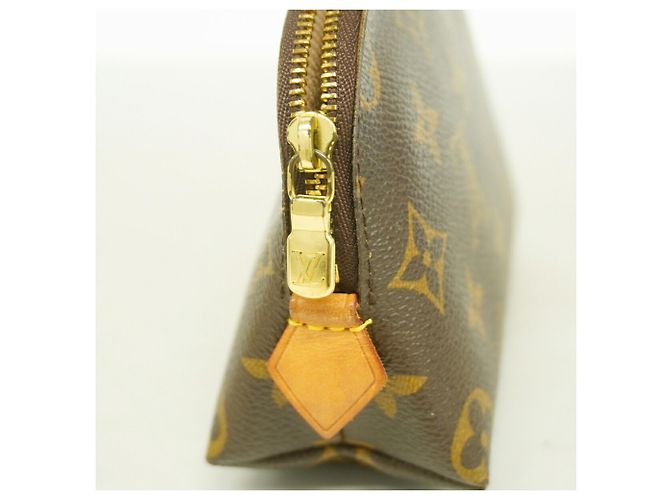 Borsa Louis Vuitton Monogram Pochette Tic PM Marrone - vista 7