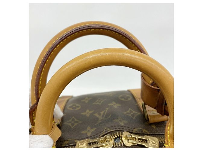 Louis Vuitton Monogram Keepall Bandoulière 55 Marrone - vista 12