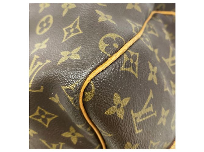 Louis Vuitton Monogram Keepall Bandoulière 55 Marrone - vista 6