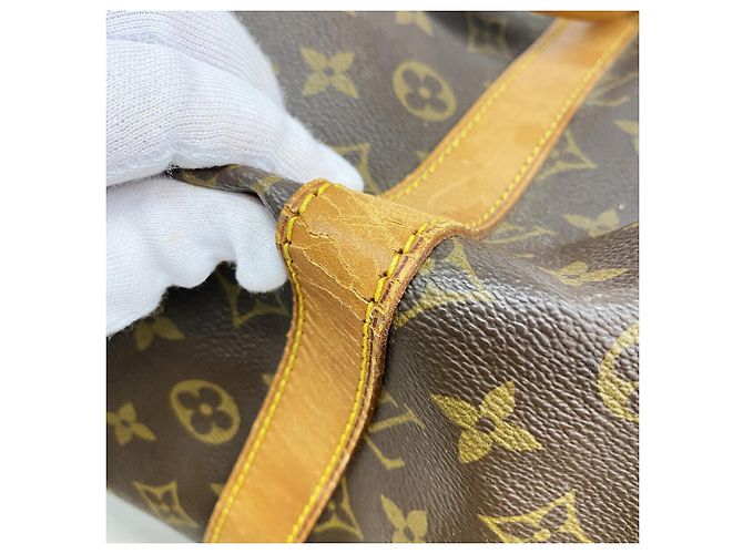 Louis Vuitton Monogram Keepall Bandoulière 55 Marrone - vista 7