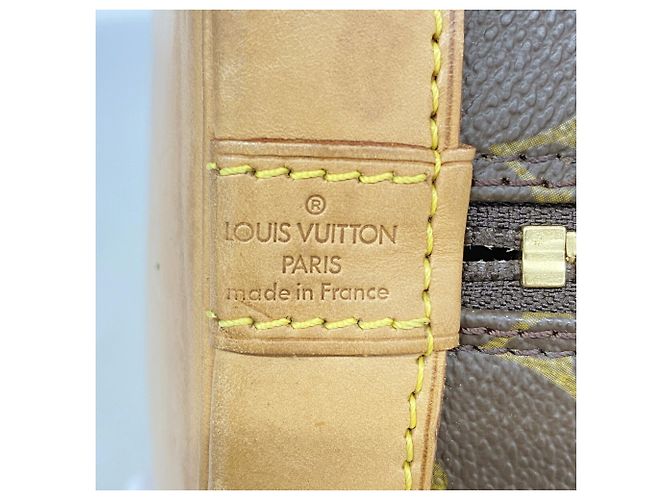 Borsa Louis Vuitton Alma Monogram Marrone - vista 5