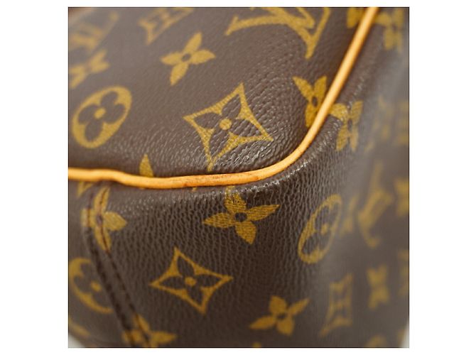 Borsa Louis Vuitton Monogram Deauville Marrone - vista 10