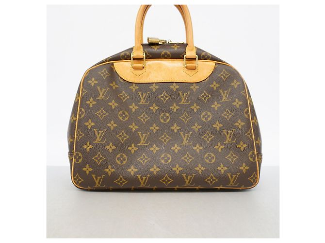 Borsa Louis Vuitton Monogram Deauville Marrone - vista 12