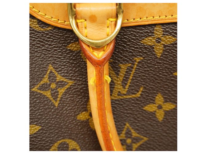Borsa Louis Vuitton Monogram Deauville Marrone - vista 6