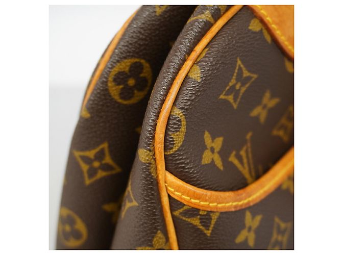 Borsa Louis Vuitton Monogram Deauville Marrone - vista 9