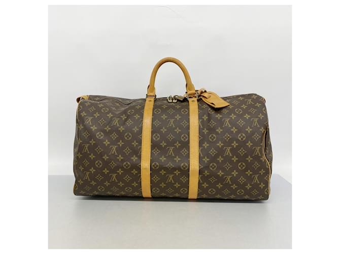 Louis Vuitton Boston Monogram Keepall 55 Marrone - vista 10