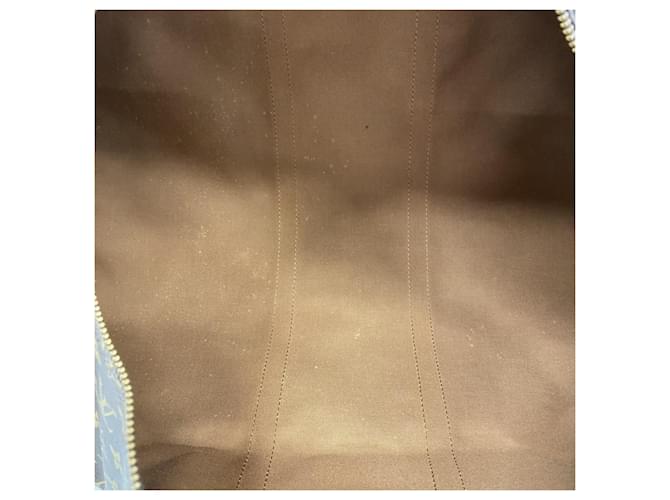 Louis Vuitton Boston Monogram Keepall 55 Marrone - vista 4