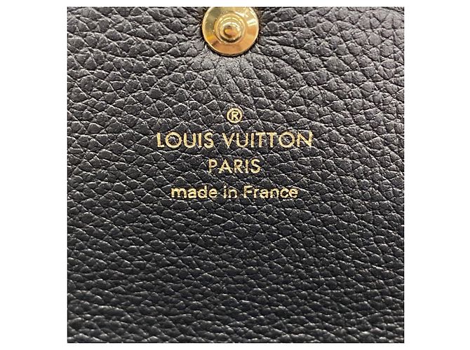 Louis Vuitton Monogram Empreinte Sarah Long Wallet Schwarz - Ansicht 4