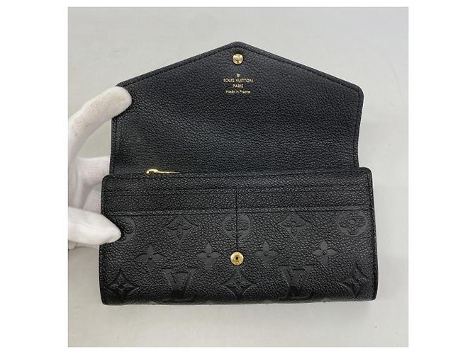 Louis Vuitton Monogram Empreinte Sarah Long Wallet Schwarz - Ansicht 5