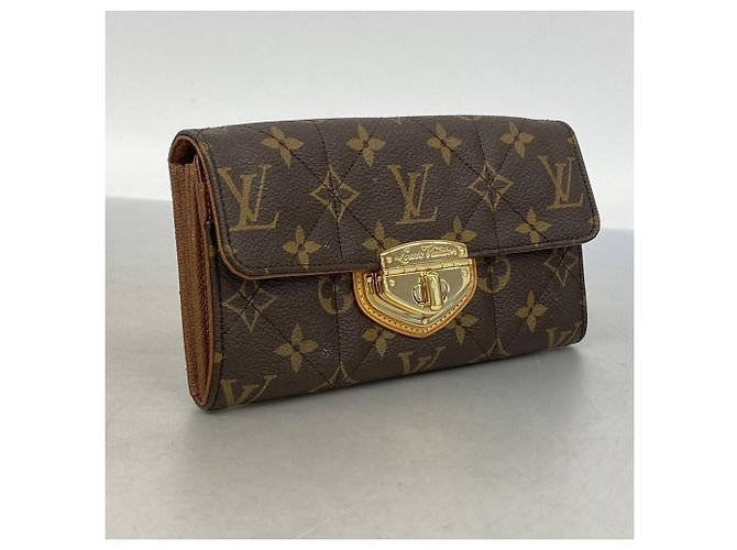 Louis Vuitton Monogram Etoile Portefeuille Sarah Long Wallet Castaño - vista 2