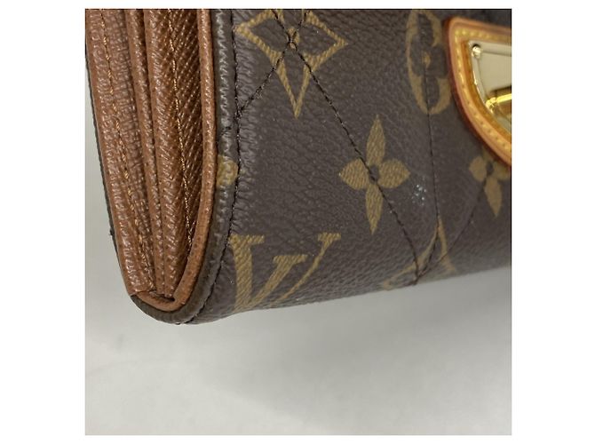Louis Vuitton Monogram Etoile Portefeuille Sarah Long Wallet Castaño - vista 7