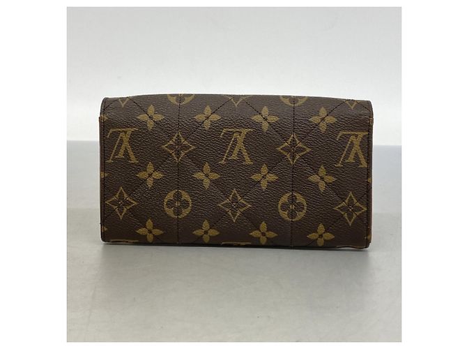 Louis Vuitton Monogram Etoile Portefeuille Sarah Long Wallet Castaño - vista 8