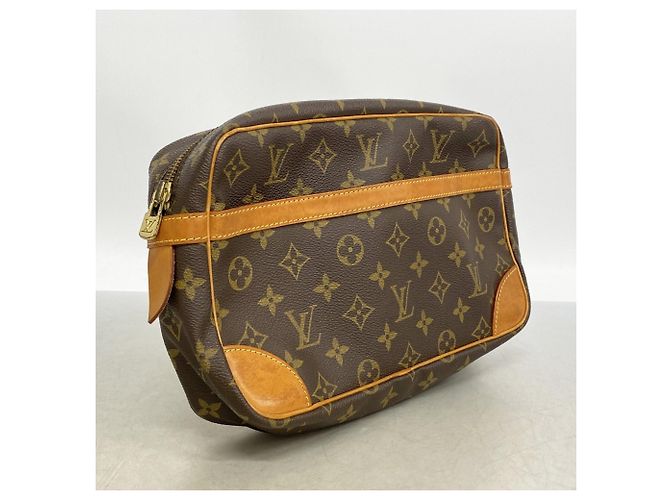 Clutch Louis Vuitton Monogram Compiegne 28 Marrone - vista 2