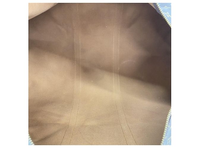 Borsa Louis Vuitton Boston Monogram Keepall 55 Marrone - vista 4