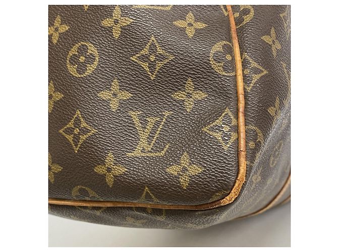 Borsa Louis Vuitton Boston Monogram Keepall 55 Marrone - vista 6