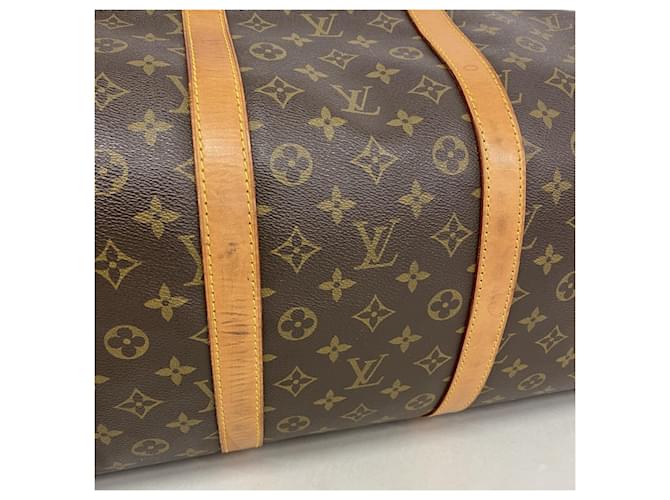 Louis Vuitton Boston Monogram Keepall 55 Marrone - vista 10