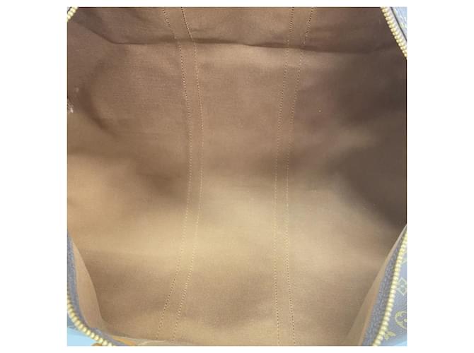 Louis Vuitton Boston Monogram Keepall 55 Marrone - vista 4