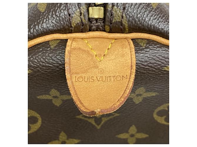 Louis Vuitton Boston Monogram Keepall 55 Marrone - vista 5