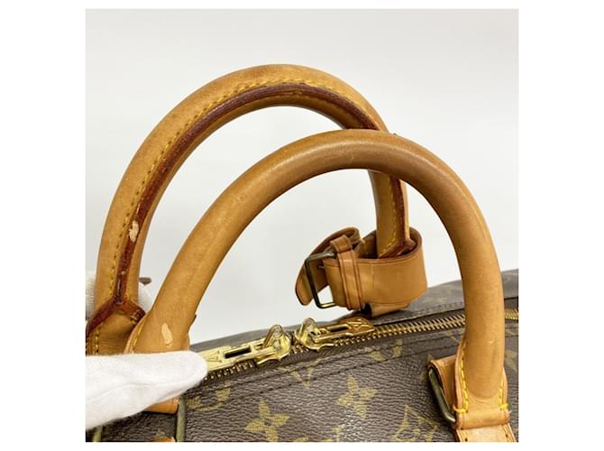 Louis Vuitton Boston Monogram Keepall 55 Marrone - vista 7