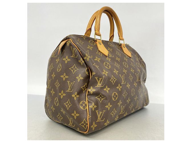 Borsa Louis Vuitton Monogram Speedy 30 Marrone - vista 2