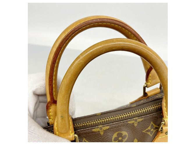 Borsa Louis Vuitton Monogram Speedy 30 Marrone - vista 6