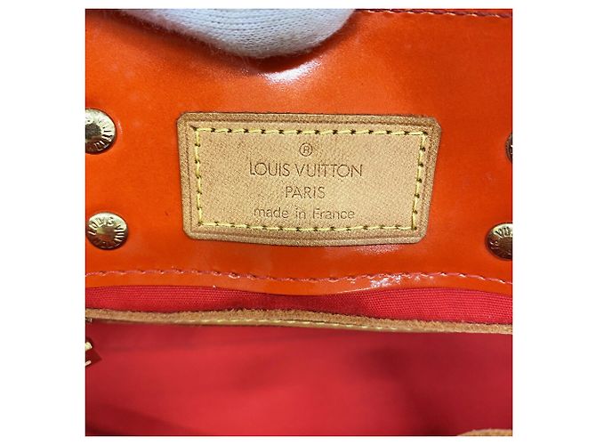 Borsa Louis Vuitton Vernis Lead PM Rosso - vista 5