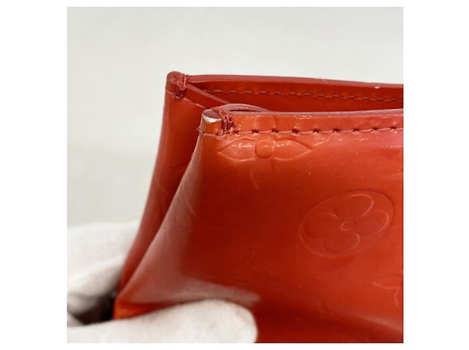 Borsa Louis Vuitton Vernis Lead PM Rosso - vista 6