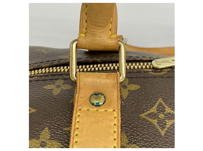 Louis Vuitton Boston Monogram Keepall Bandoulière 60 Marrone - vista 10