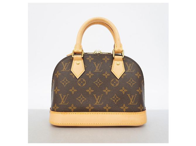 Borsa Louis Vuitton Alma BB Monogram Marrone - vista 10