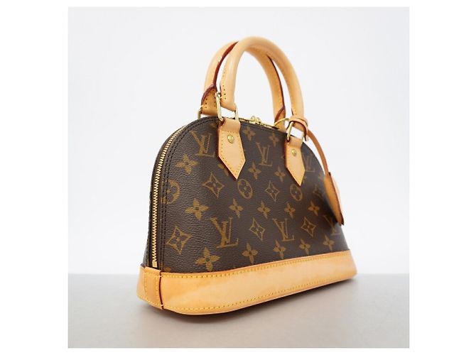 Borsa Louis Vuitton Alma BB Monogram Marrone - vista 2