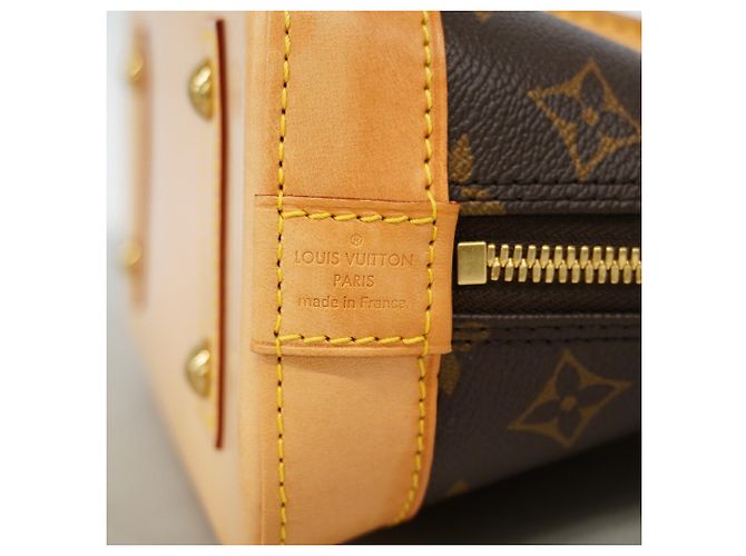 Borsa Louis Vuitton Alma BB Monogram Marrone - vista 5