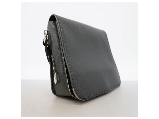Borsa a Spalla Louis Vuitton Taiga Andrei Grigio - vista 2