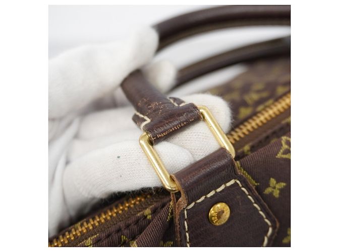 Borsa Louis Vuitton Monogram Mini Lin Speedy 30 Damier ebene - vista 10
