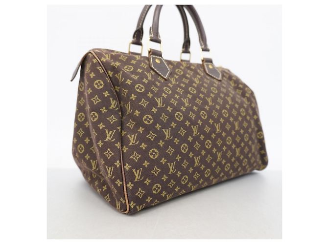 Borsa Louis Vuitton Monogram Mini Lin Speedy 30 Damier ebene - vista 2