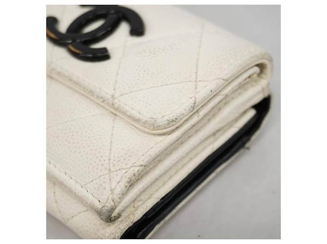 Cartera tríptico Chanel en blanco - vista 7