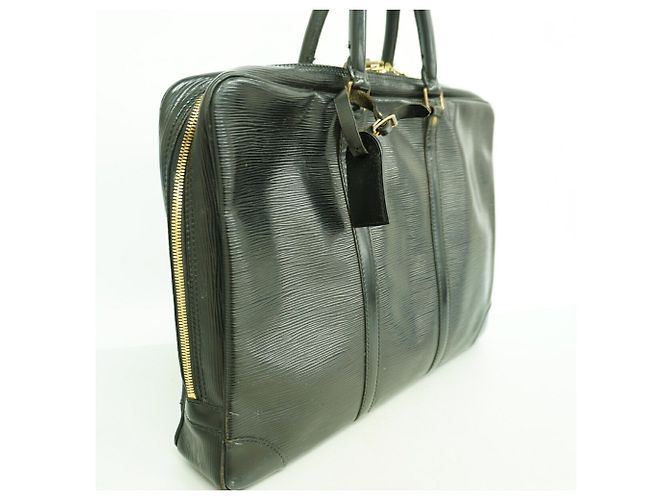 Valigetta in pelle Epi Louis Vuitton Nero - vista 2