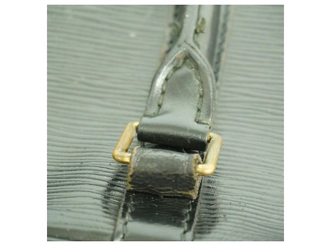 Valigetta in pelle Epi Louis Vuitton Nero - vista 8