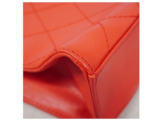 Borsa Tote Chanel Red Matelassé Chain Rosso - vista 6